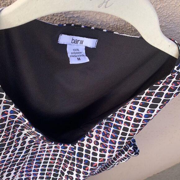 BARlll Medium Scoop Neck Short Sleeve Women’s Dress Elastic Waist Front Pockets - Picture 5 of 8